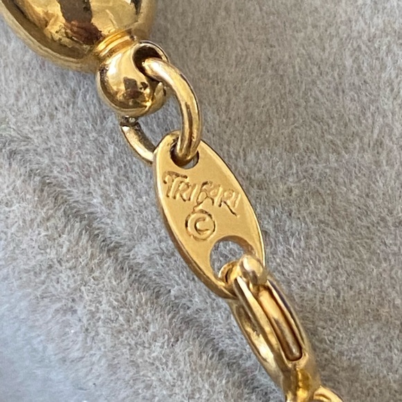 Vtg Trifari Black Seed Beads Necklace & Bracelet Gold-Tone Clasp Multi Strand - Picture 10 of 10